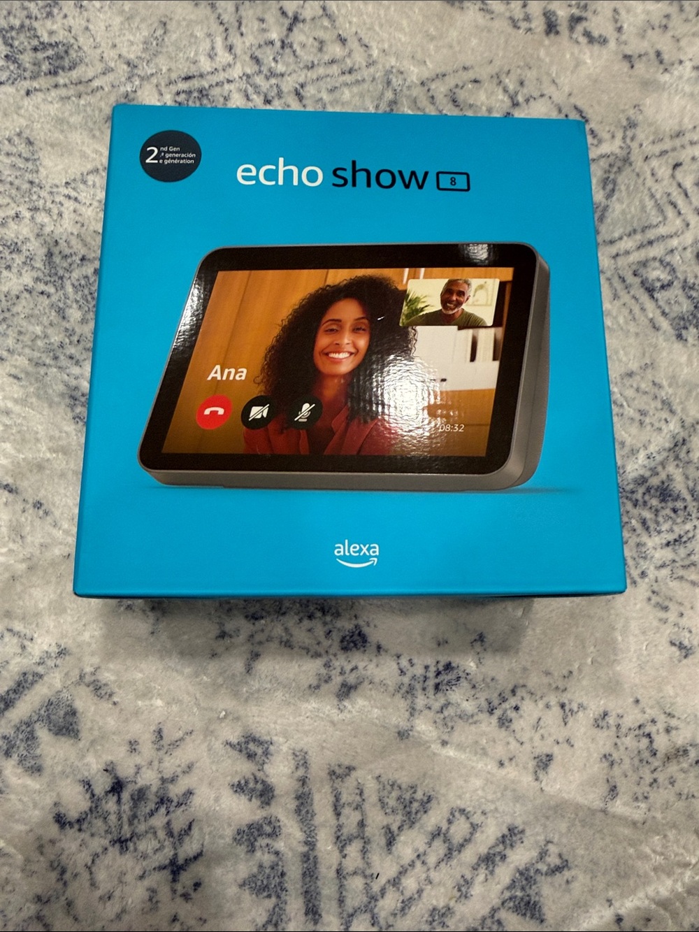 Amazon Echo Show 8 Smart Display - Blue Box